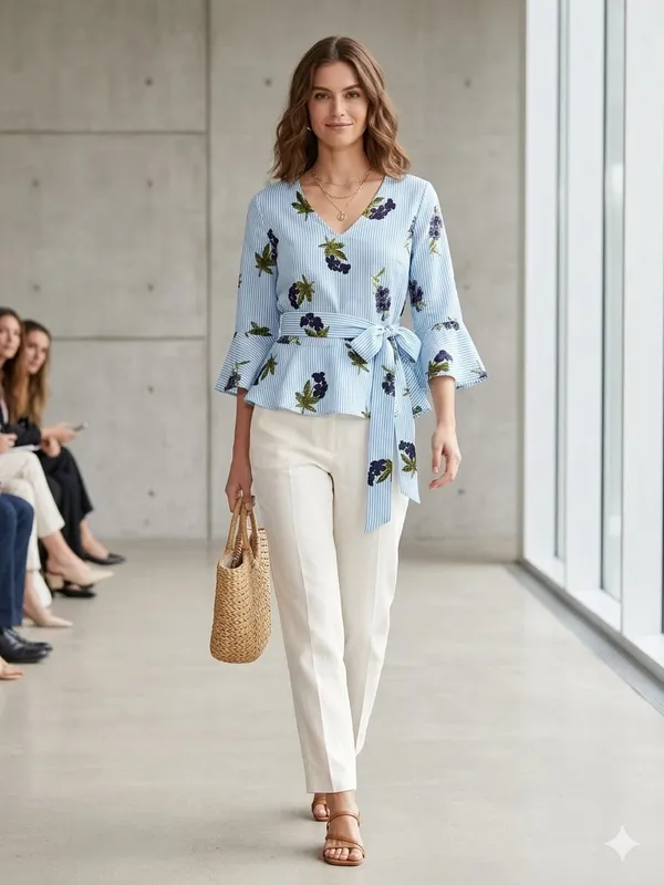 MULTI_COLOUR__CREPE__PEPLUM_TOP