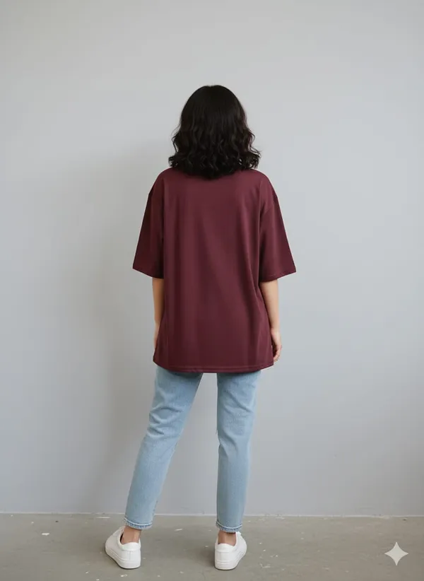 Brown_Cotton_Oversized_T-Shirt_For_Women