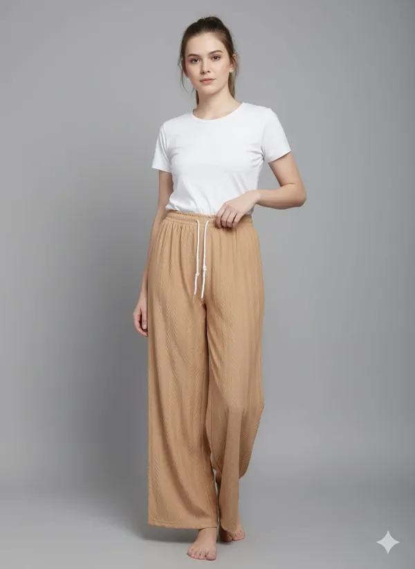 Cream_Brown_Cotton_Premium_&_Elegant_Palazzo_For_Women