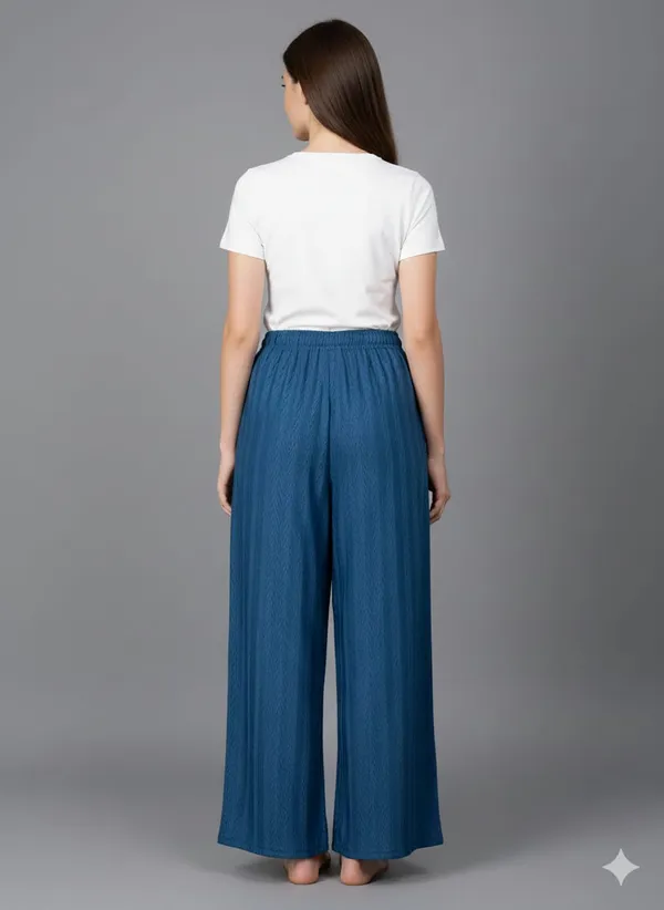 Blue_Cotton_Premium_&_Elegant_Palazzo_For_Women