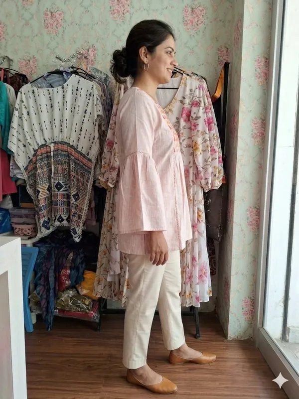 PEACH_COTTON_LONG_TOP