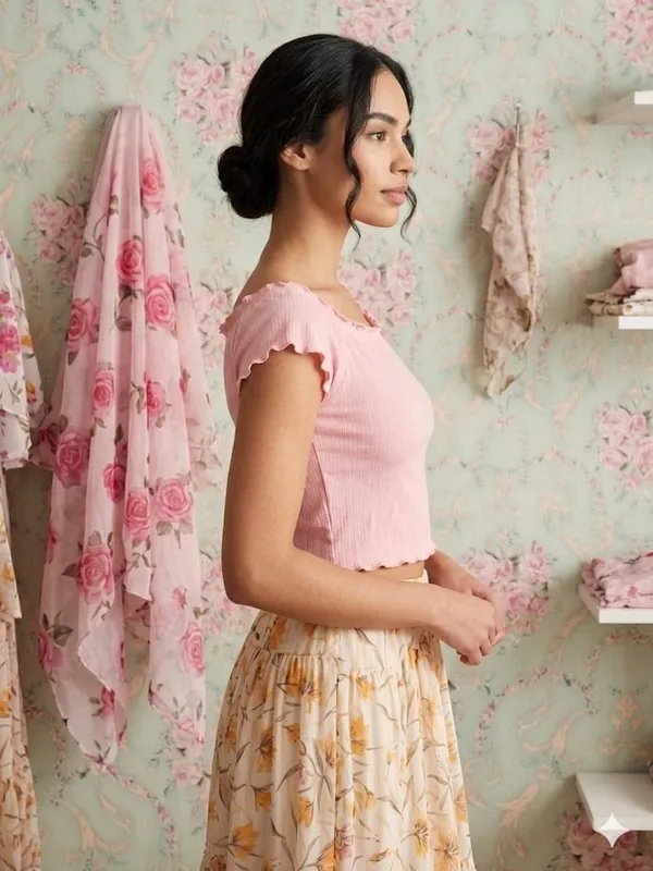 PEACH_LYCRA_CROP_TOP