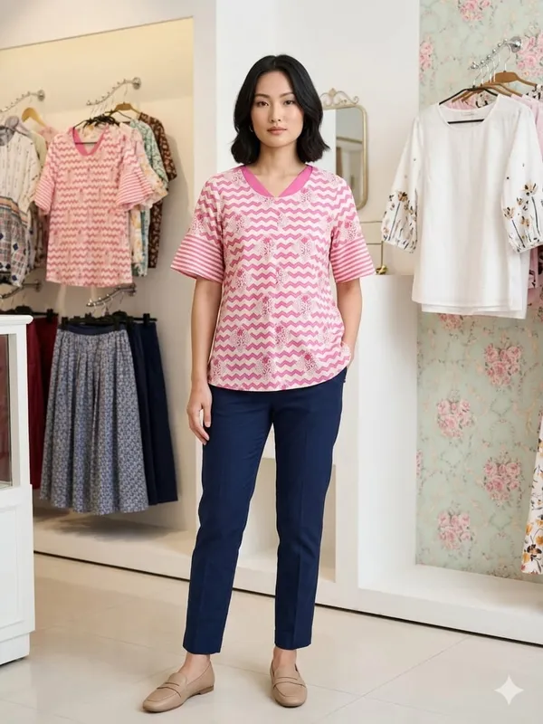 PINK_COTTON_SHORT_KURTI