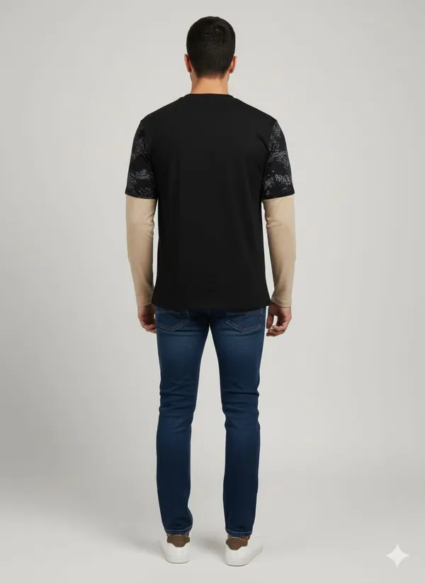 Black_Cotton_Premium_&_Elegant_Printed_T-Shirt_For_Men