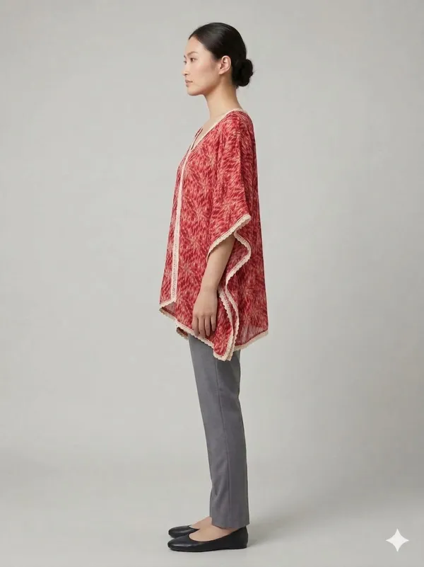 Ruby_Ikat_Kaftan_Tunic
