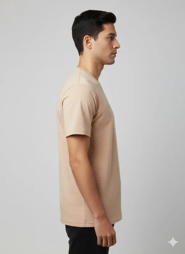 Cream_Brown_Cotton_Premium_&_Elegant_Sport_T-Shirt_For_Men