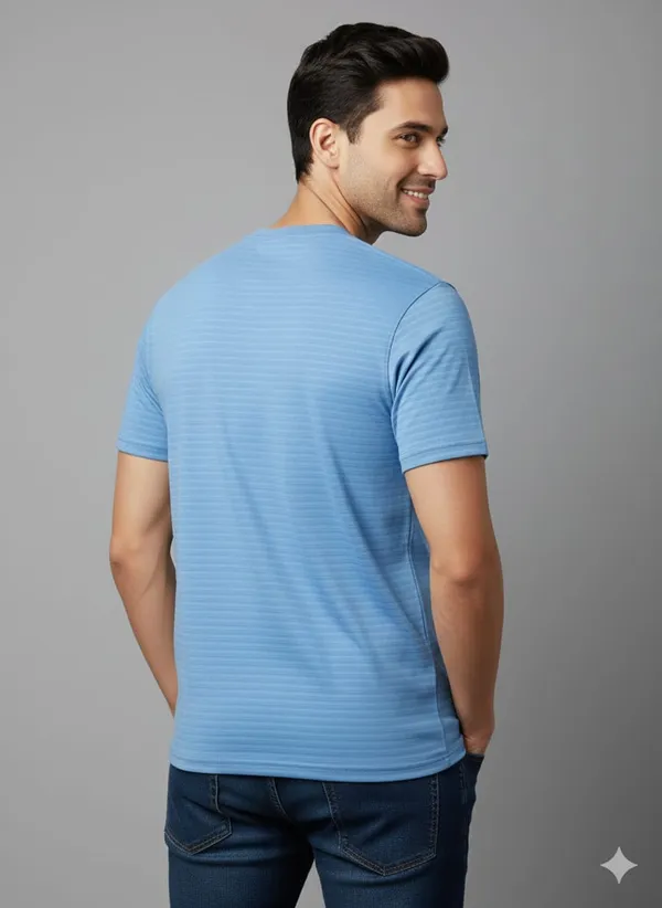 Blue_Cotton_Premium_&_Elegant_Sport_T-Shirt_For_Men