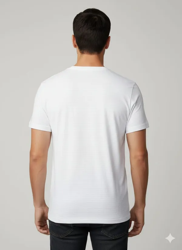 White_Cotton_Premium_&_Elegant_Sport_T-Shirt_For_Men