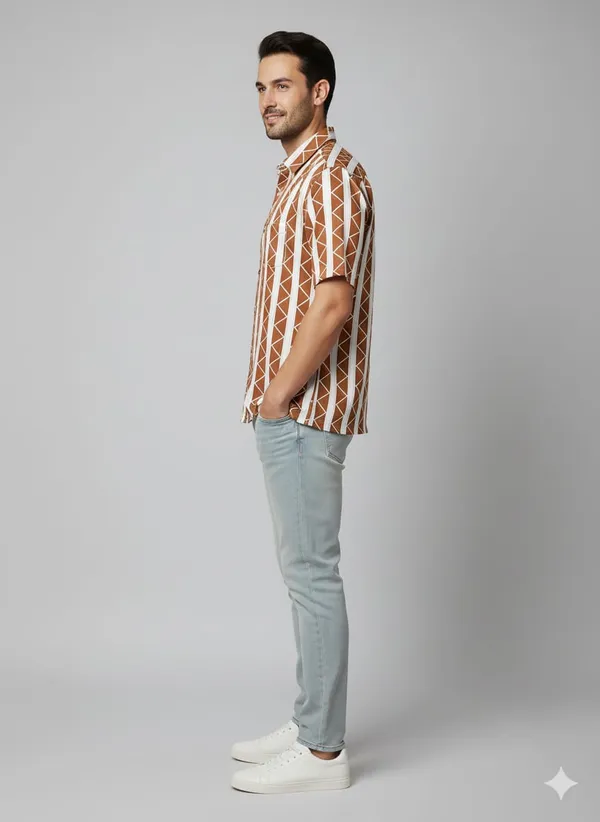 Brown_Cotton_Premium_&_Elegant_Strip_Shirt_For_Men