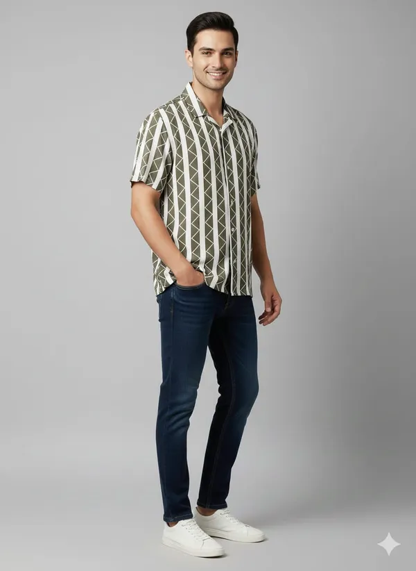 Grey_Cotton_Premium_&_Elegant_Strip_Shirt_For_Men