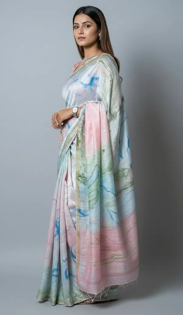 Marble_Printed_Bhagalpuri_Silk_Saree_For_Women