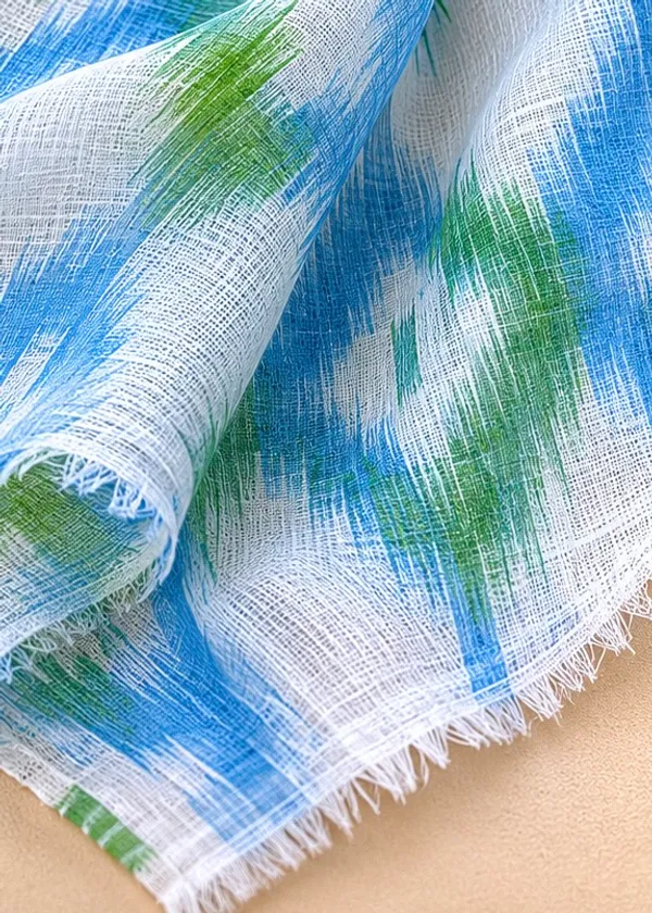 Ikat_Handmade_Linen_Dupatta_for_Women_-_Breeze