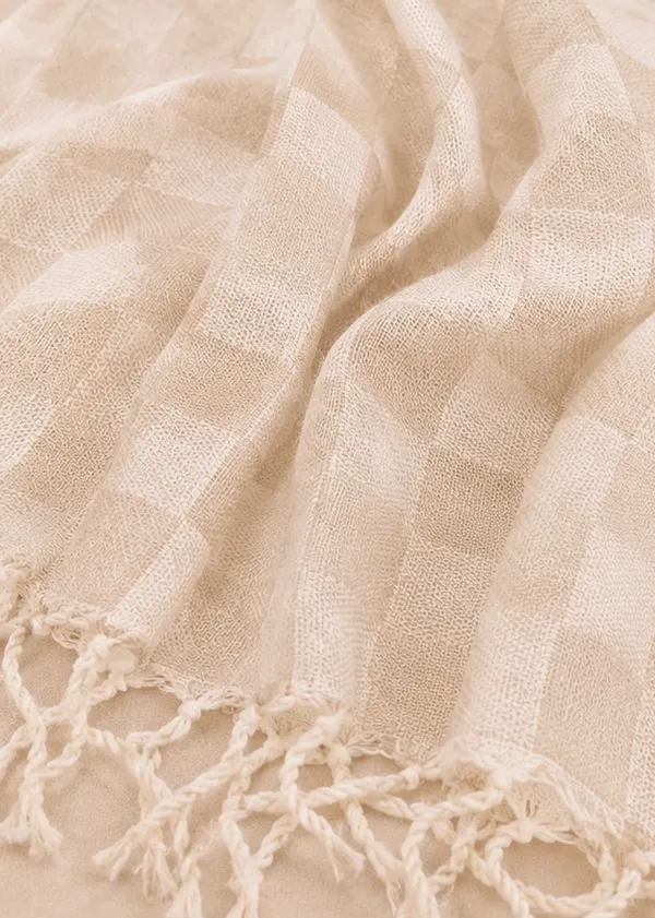 Modal_Jacquard_Scarf_for_Women_-_Biege