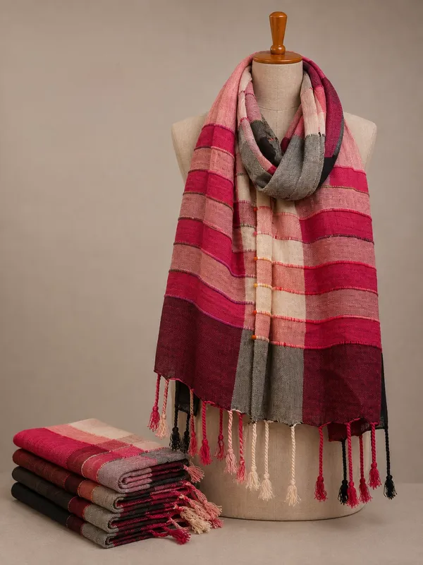 Modal_Rayon_Scarf_for_Women_-_Yellow