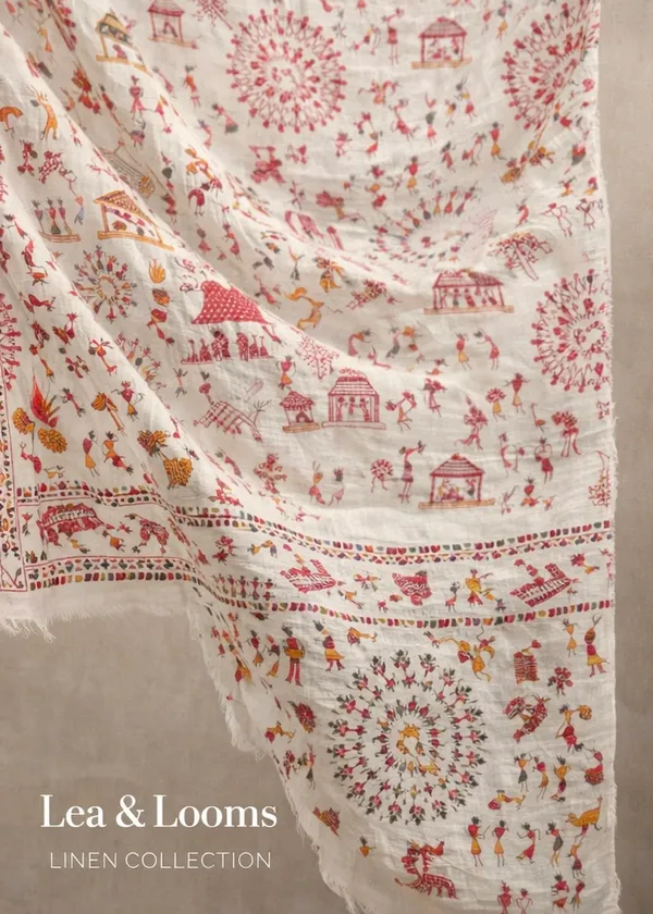Madhubani_Print_-_Linen_Dupatta_for_Women