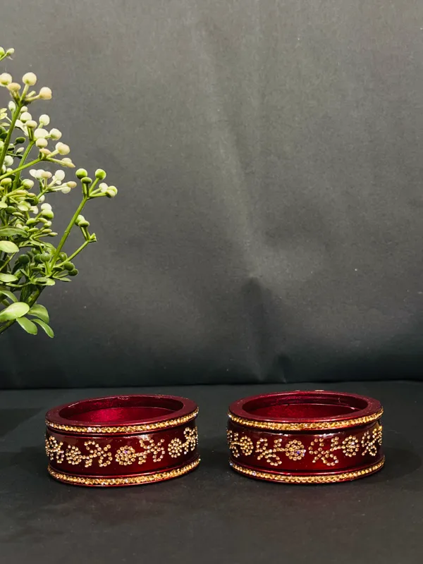 Maroon_Red_Handcrafted_Lac_Lahthi_Bangles_|_Stone_Studded_Rajasthani_Bridal_&_Festive_Wear_Chudi_Set
