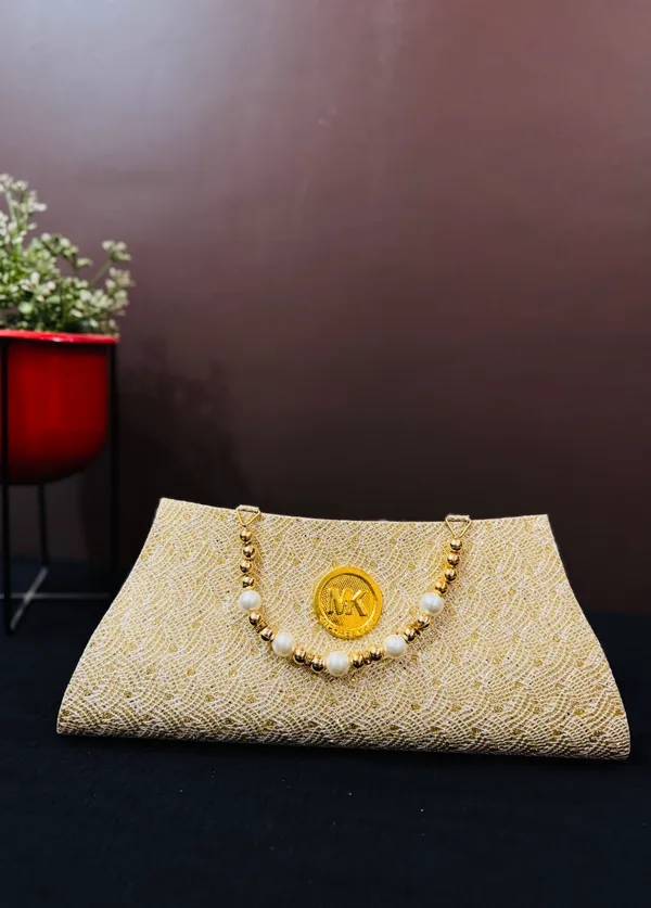 Elegant_Golden_Clutch_Bag_For_Women_|_Pearl_Handle_Party_Wear_Handbag_|_Bridal_&_Festive_Purse