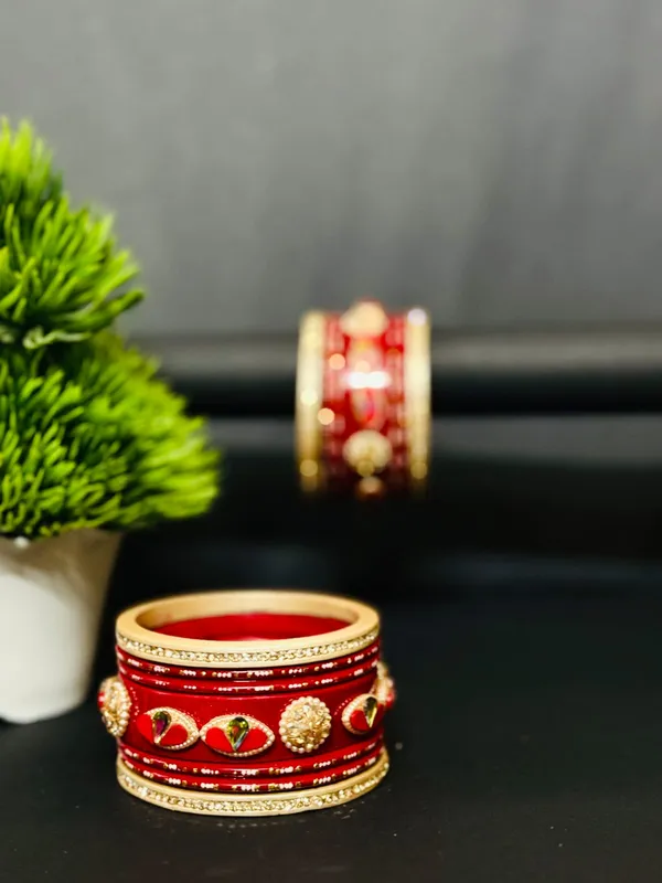 Red_&_Gold_Designer_Lac_Bangles_Set_for_Women_|_Bridal_Handmade_Chuda_with_Stone_Work