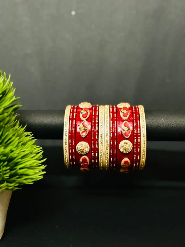 Red_&_Gold_Designer_Lac_Bangles_Set_for_Women_|_Bridal_Handmade_Chuda_with_Stone_Work