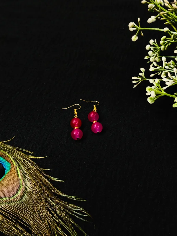 Pink_Traditional_Temple_Style_Beaded_Pendant_Necklace_|_Antique_Finish_Imitation_Jewellery