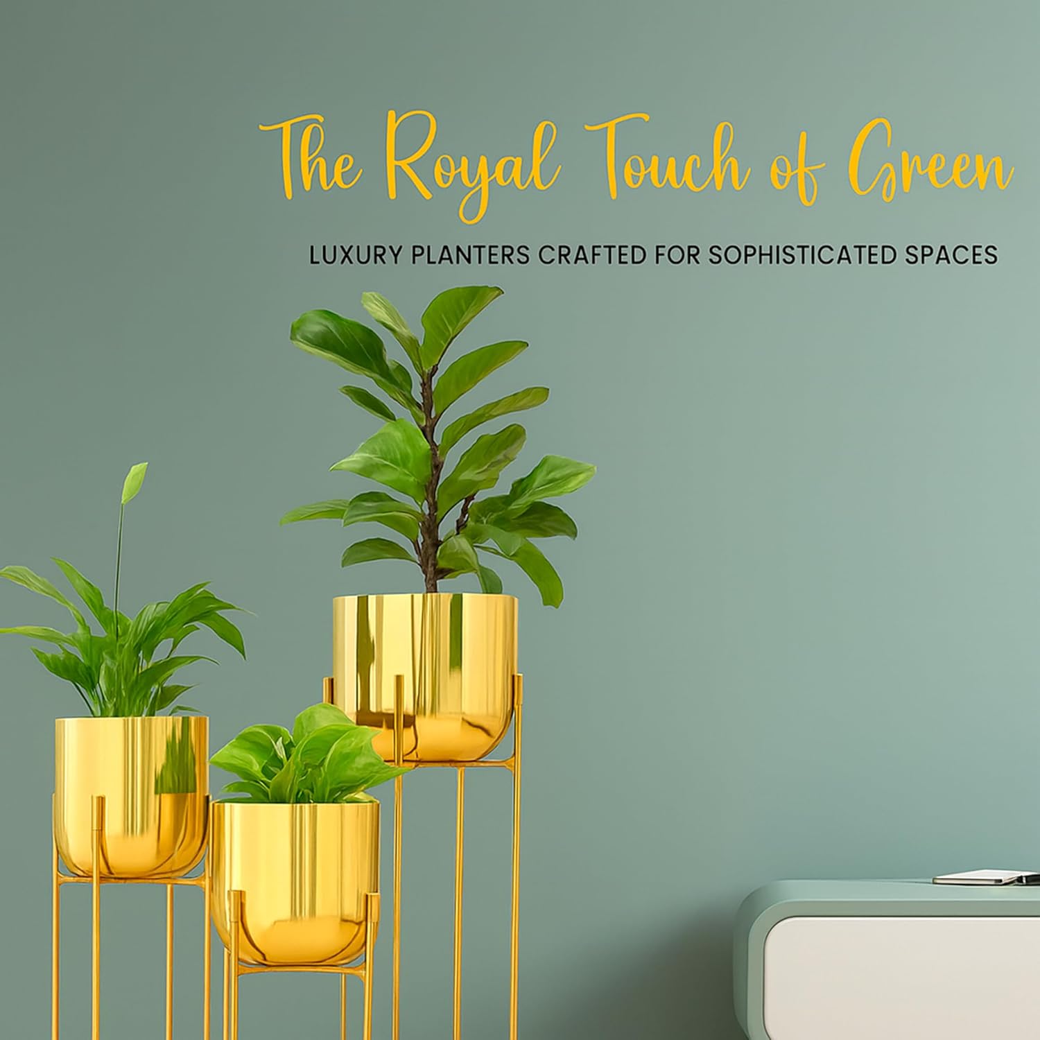 Pack_Of_3_Yellow_Metal_Planter_With_Stand_Modern_Planters_With_Stands