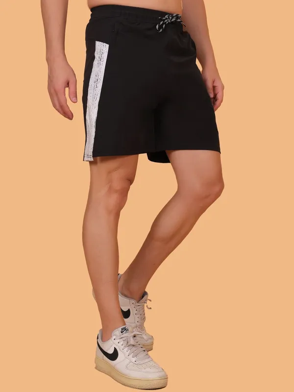 ZULX_Solid,_Printed,_Striped_Men_Black_Sports_Shorts,_Gym_Shorts,_Casual_Shorts,_Running_Shorts,_Regular_Shorts_()