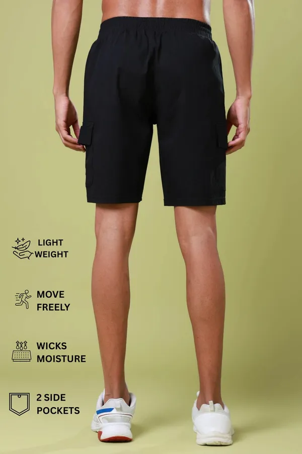 ZULX_Solid_Men_Black_Cargo_Shorts_()