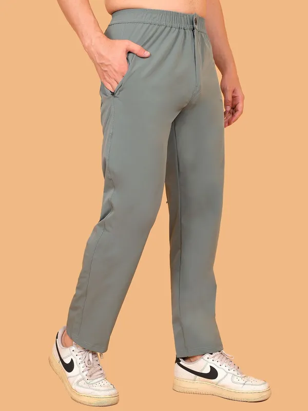 ZULX_Solid_Men_Green_Track_Pants_()