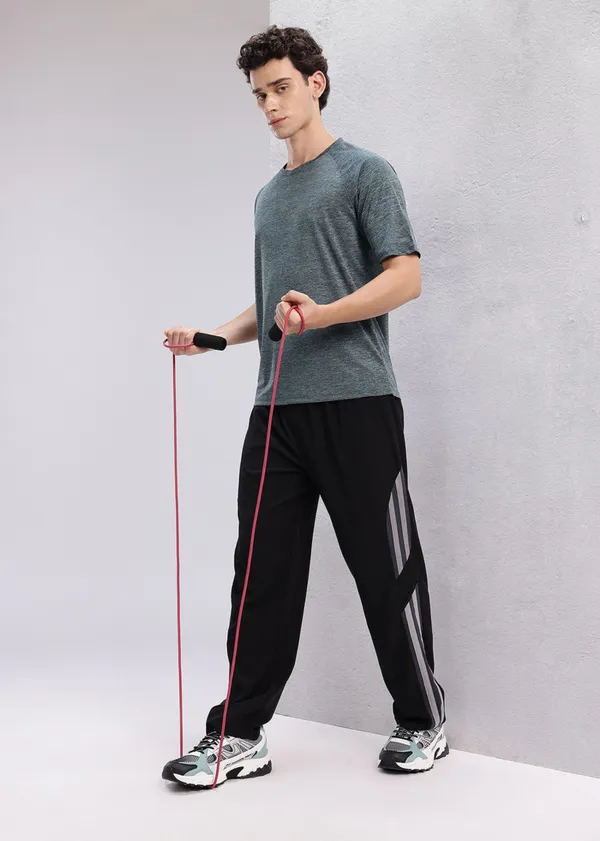 ZULX_Solid,_Striped_Men_Black,_White_Track_Pants_()