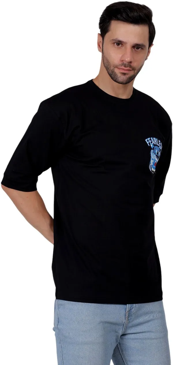 ZULX_Printed_Men_Round_Neck_Black_T-Shirt_()
