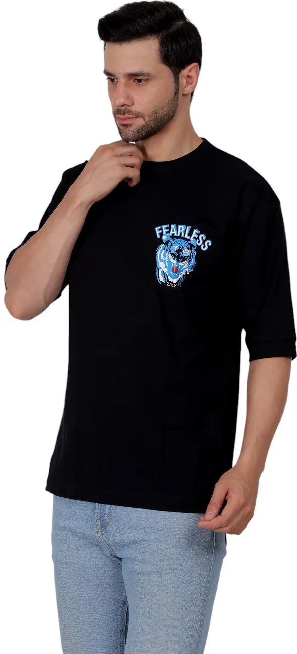 ZULX_Printed_Men_Round_Neck_Black_T-Shirt_()