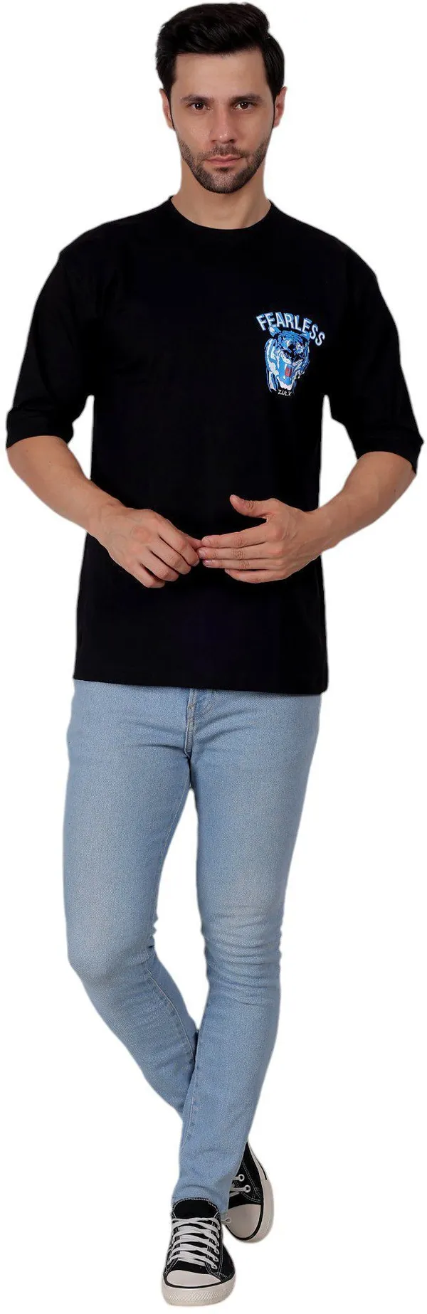 ZULX_Printed_Men_Round_Neck_Black_T-Shirt_()