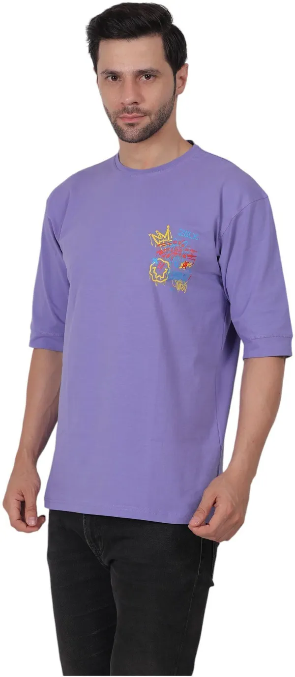 ZULX_Printed_Men_Round_Neck_Purple_T-Shirt_()