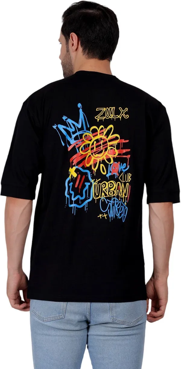 ZULX_Printed_Men_Round_Neck_Black_T-Shirt_()