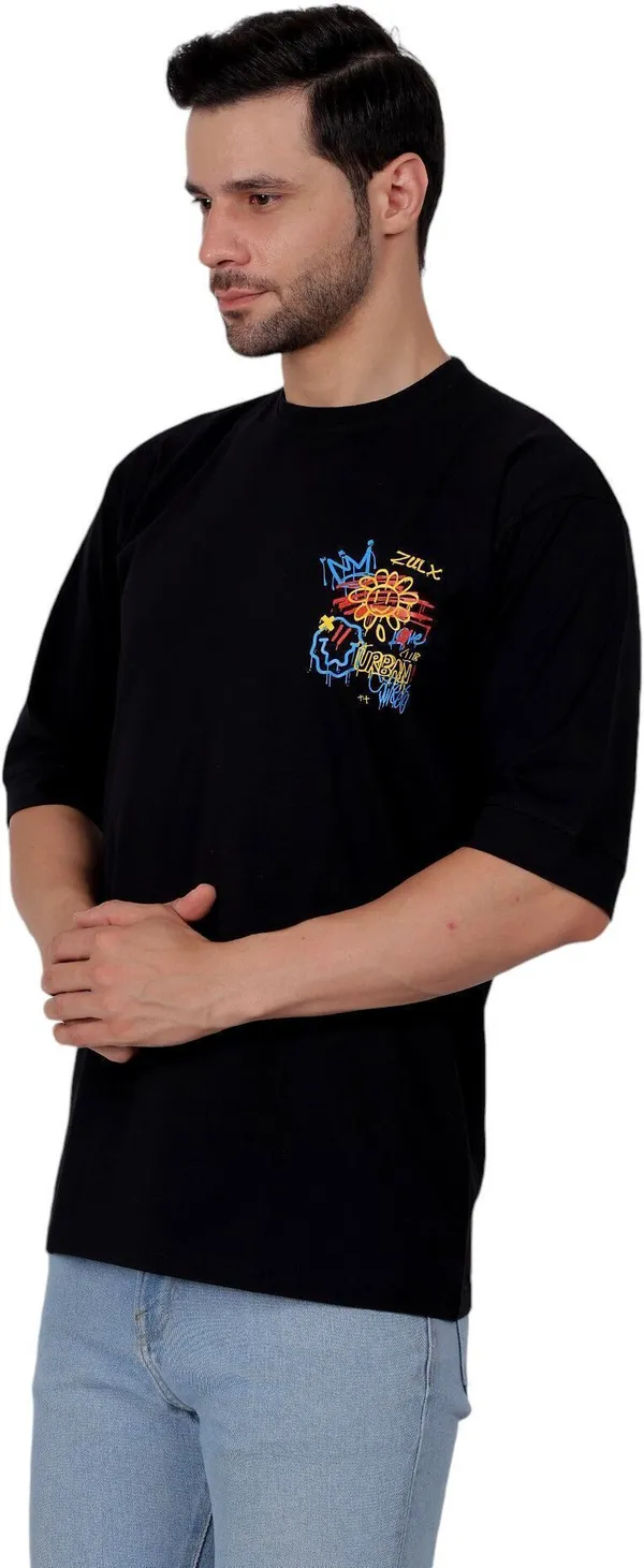 ZULX_Printed,_Typography,_Graphic_Print_Men_Round_Neck_Black_T-Shirt_()