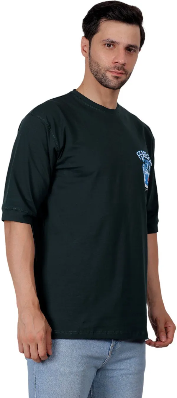 ZULX_Printed_Men_Round_Neck_Green_T-Shirt_()