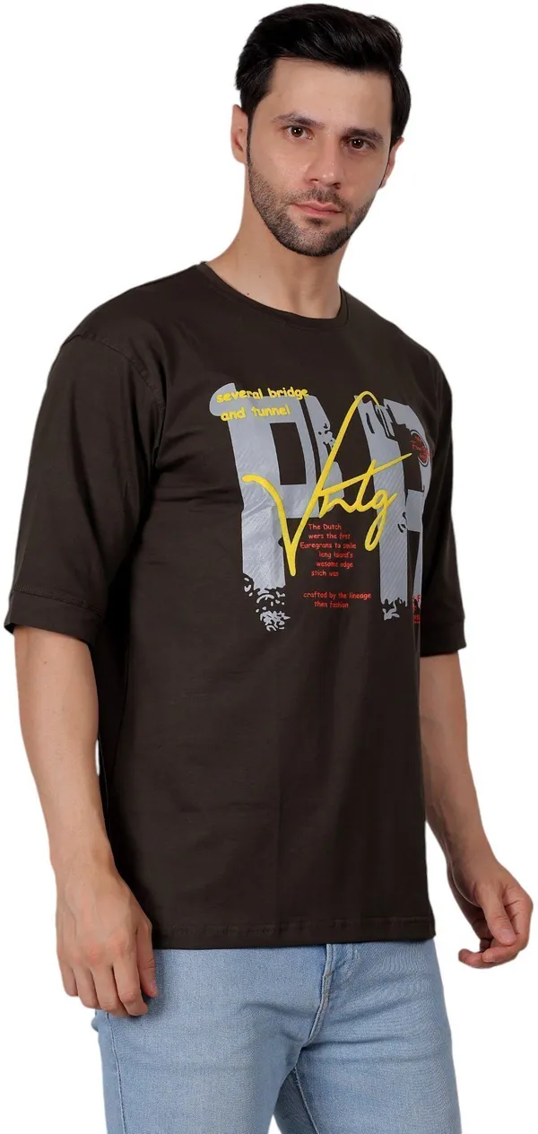 ZULX_Printed_Men_Round_Neck_Brown_T-Shirt_()