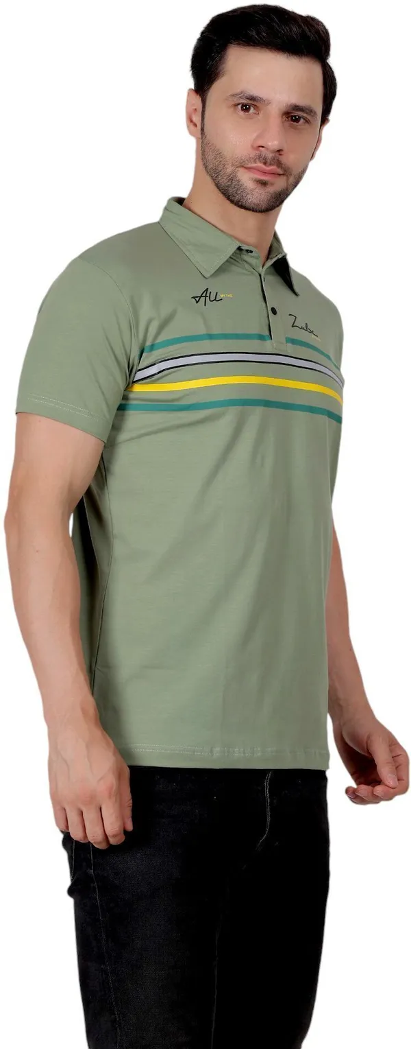ZULX_Printed_Men_Polo_Neck_Green_T-Shirt_()