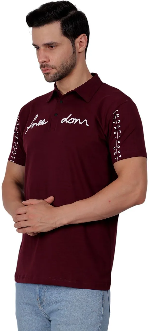 ZULX_Printed_Men_Polo_Neck_Maroon_T-Shirt_()