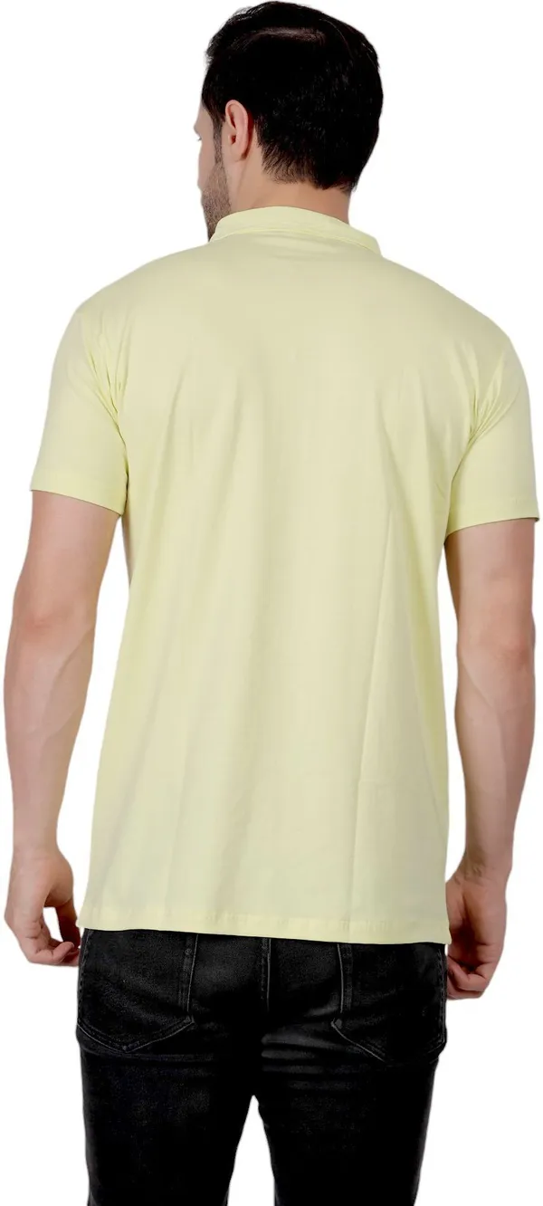 ZULX_Solid_Men_Polo_Neck_Yellow_T-Shirt_()