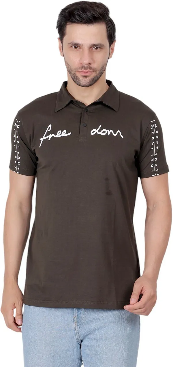ZULX_Printed_Men_Polo_Neck_Brown_T-Shirt_()