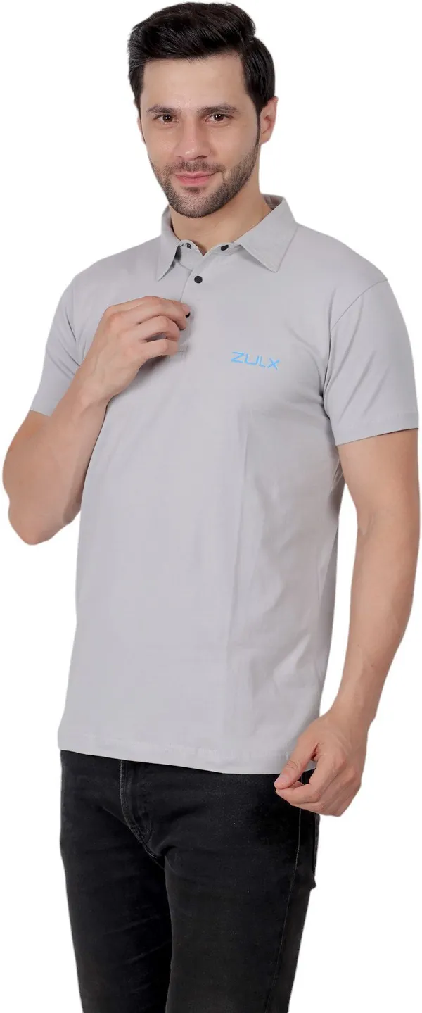 ZULX_Solid_Men_Polo_Neck_Grey_T-Shirt_()