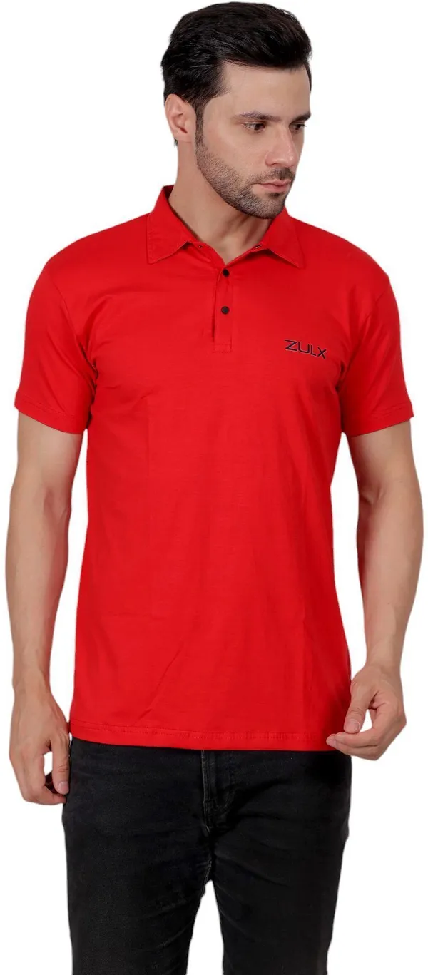ZULX_Solid_Men_Polo_Neck_Red_T-Shirt_()
