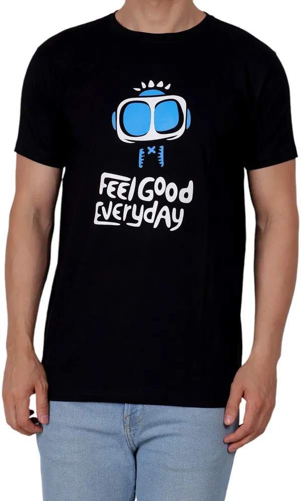 ZULX_Printed,_Graphic_Print_Men_Round_Neck_Black_T-Shirt_()