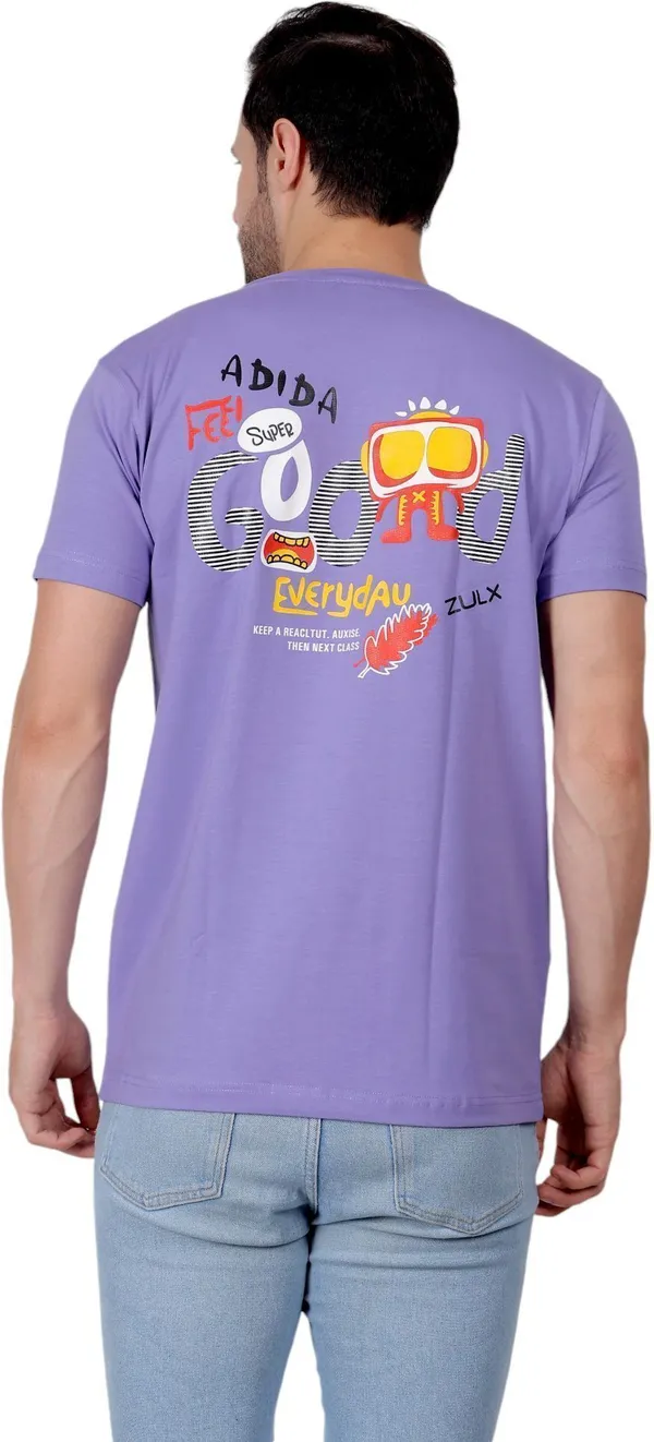 ZULX_Printed,_Graphic_Print_Men_Round_Neck_Purple_T-Shirt_()
