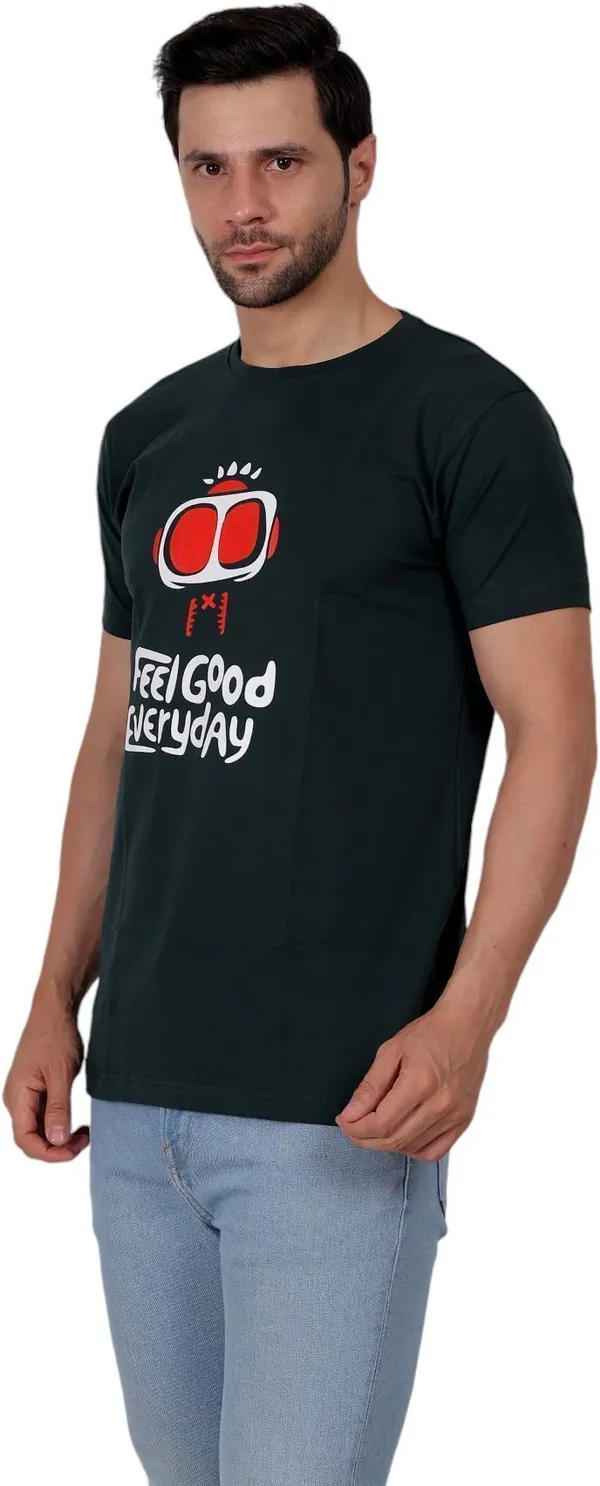 ZULX_Printed,_Graphic_Print_Men_Round_Neck_Green_T-Shirt_()