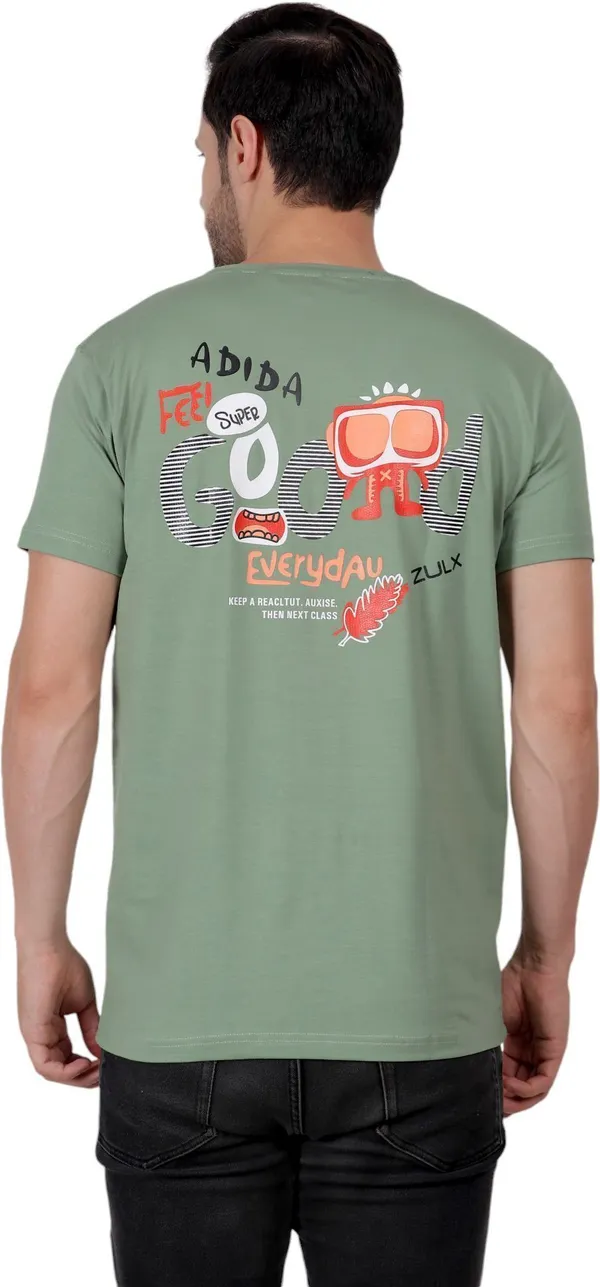 ZULX_Printed,_Graphic_Print_Men_Round_Neck_Dark_Green_T-Shirt_()