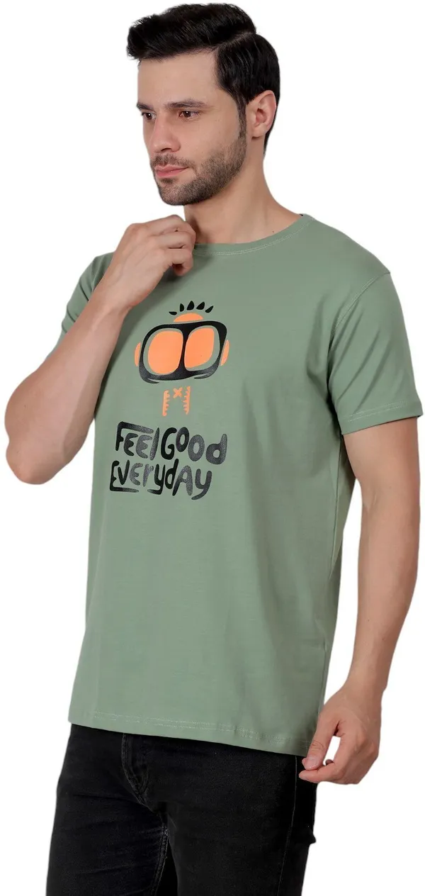 ZULX_Printed,_Graphic_Print_Men_Round_Neck_Dark_Green_T-Shirt_()