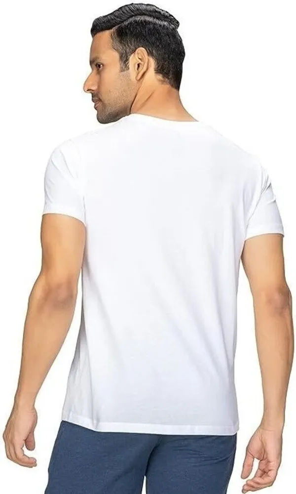 ZULX_Solid_Men_Round_Neck_White_T-Shirt_()
