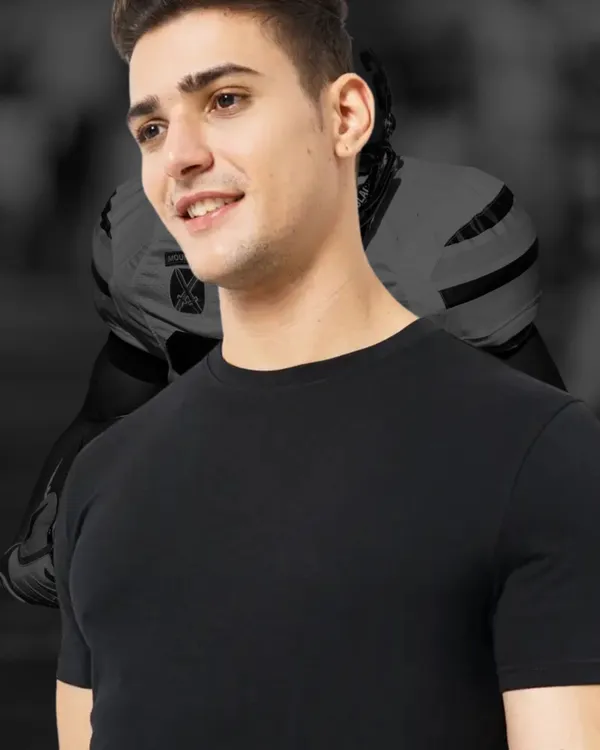ZULX_Solid_Men_Round_Neck_Black_T-Shirt_()